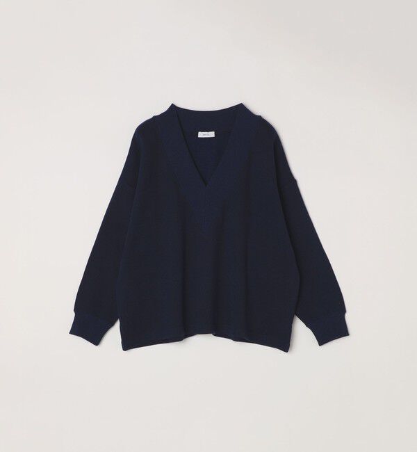 SHIPS any「SHIPS any:〈手洗い可能〉サカリバ 深Vネック ルーズ プルオーバー」|プルオーバー|