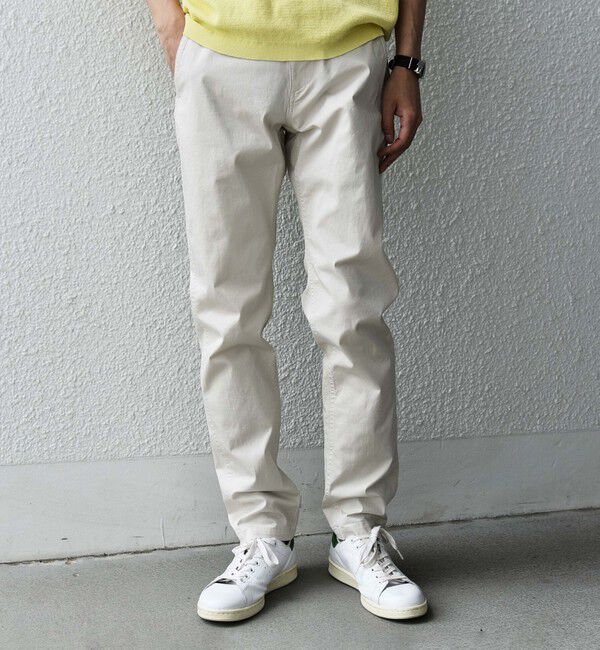 SHIPS「SHIPS: カラー テーパード スリム ライト チノパンツ」|チノ|