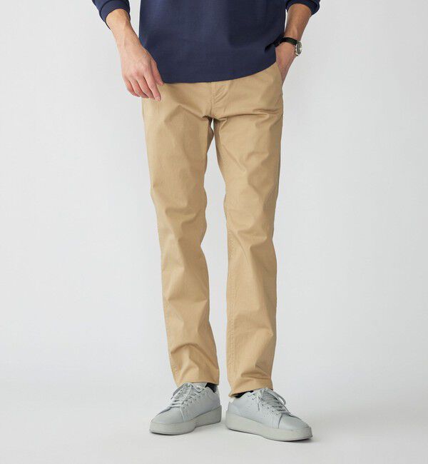SHIPS「SHIPS: カラー テーパード スリム ライト チノパンツ」|チノ|