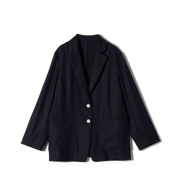 SHIPS for women「〈接触冷感/手洗い可能〉トリアセテート混 シングル 2ボタン ジャケット」|テーラードジャケット|