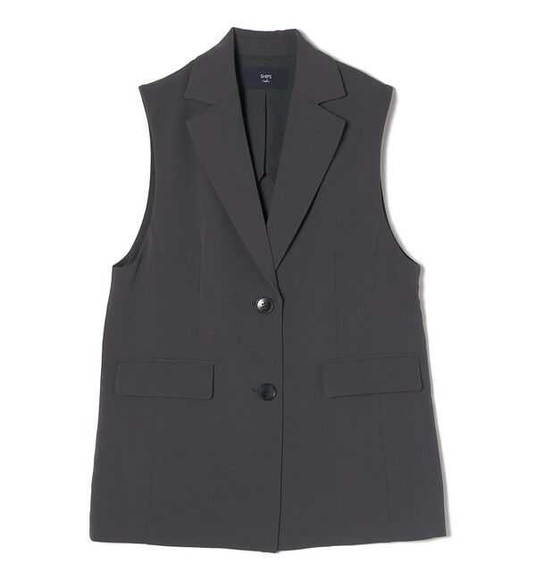 SHIPS Colors 「SHIPS Colors:〈手洗い可能〉シングルボタン ジレ (セットアップ対応可能)◇」|ベスト・ジレ|