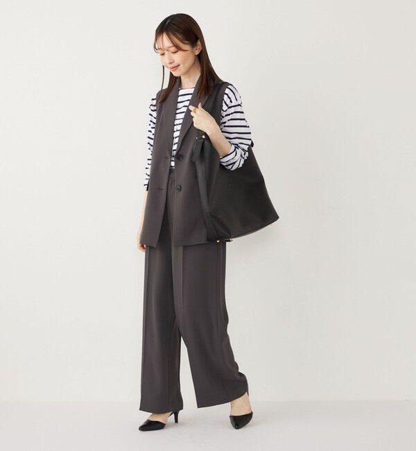 SHIPS Colors 「SHIPS Colors:〈手洗い可能〉シングルボタン ジレ (セットアップ対応可能)◇」|ベスト・ジレ|