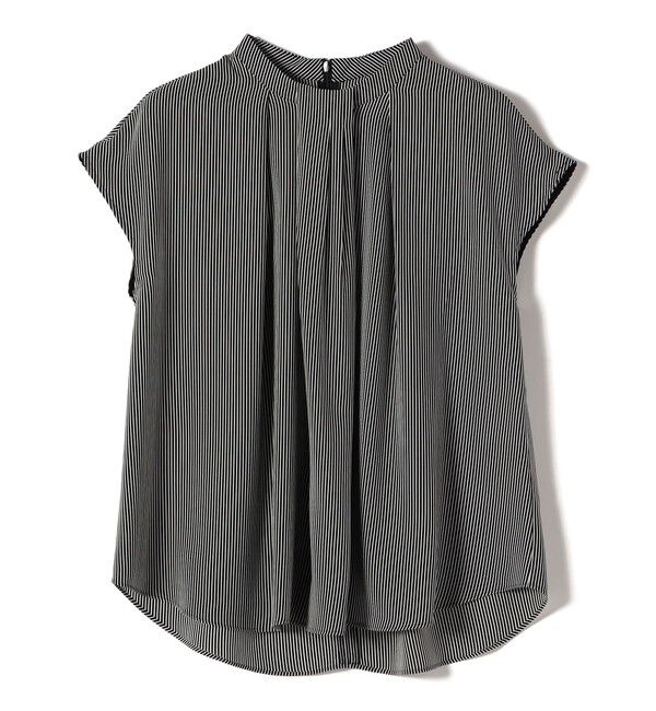 SHIPS for women「〈手洗い可能〉タック タイ フレンチ スリーブ ブラウス」|シャツ・ブラウス|