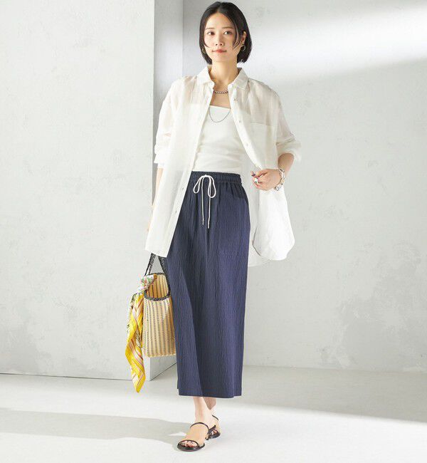 SHIPS for women「〈接触冷感〉ベア フライス カップ付 2ストラップ キャミ」|キャミソール|