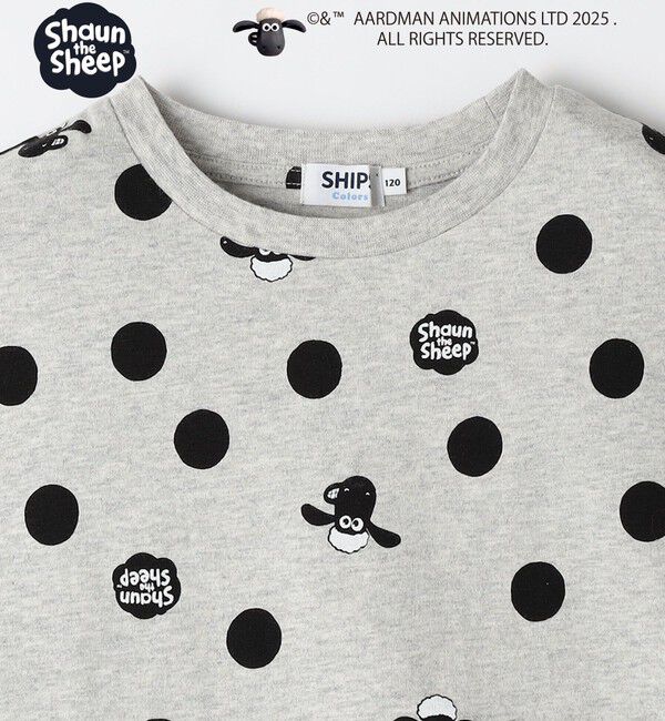 SHIPS Colors 「SHIPS Colors:80～130cm / ひつじのショーン ドット プリント Tシャツ◇」|Tシャツ・カットソー|