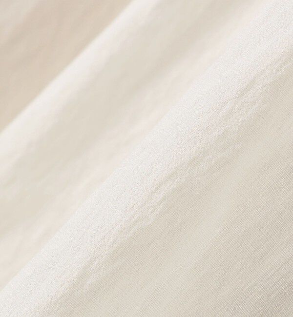 SHIPS for women「【WEB限定】〈手洗い可能〉シアー Vネック フレア シャツ カーディガン」|カーディガン|