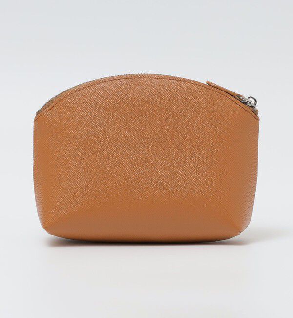 SHIPS「【WEB限定】SHIPS:【SAFFIANO LEATHER】ラウンド ジップ ポーチ」|ポーチ|
