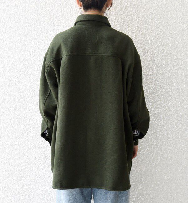 SHIPS any「SHIPS any: メルトン オーバー シャツ ジャケット」|テーラードジャケット|