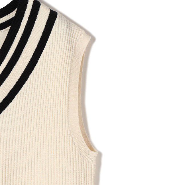SHIPS for women「【WEB限定】〈手洗い可能〉チルデン ニット ベスト」|ベスト・ジレ|