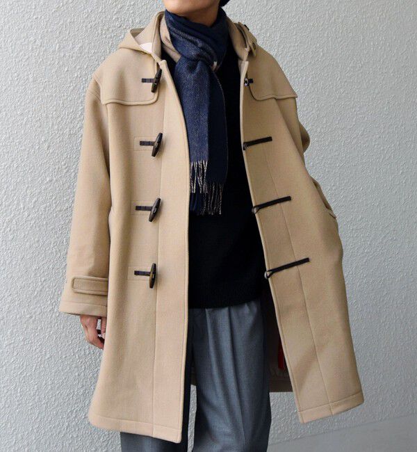 SHIPS any「SHIPS any: PURE WOOL MELTON ダッフル コート 25AW◇」|ダッフルコート|ベージュ系
