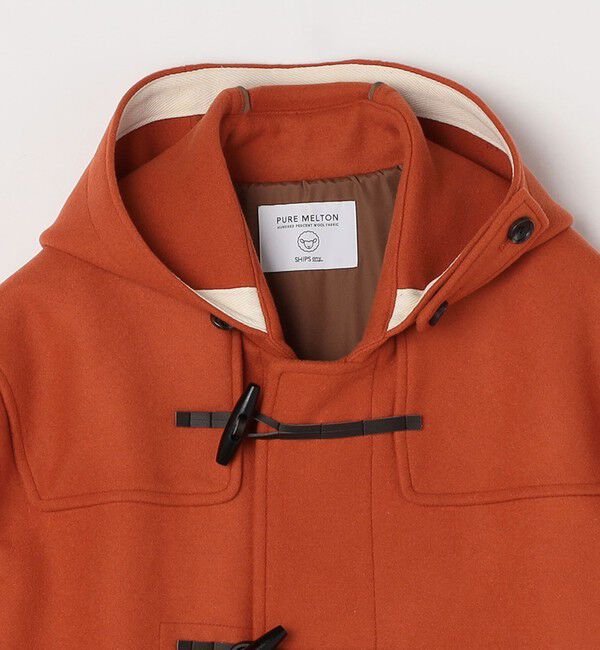SHIPS any「SHIPS any: PURE WOOL MELTON ダッフル コート 25AW◇」|ダッフルコート|