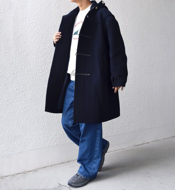 SHIPS any「SHIPS any: PURE WOOL MELTON ダッフル コート 25AW◇」|ダッフルコート|