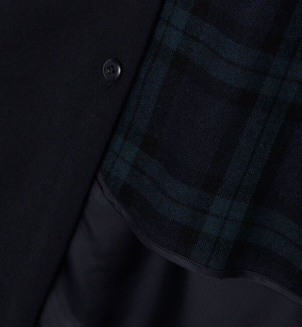 SHIPS「SHIPS: ネイビー ウール ビーバー ステンカラー コート」|ステンカラーコート|