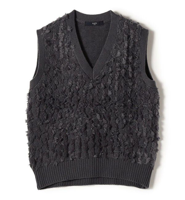 SHIPS Colors 「SHIPS Colors:〈手洗い可能〉フリンジ ベスト」|ベスト・ジレ|