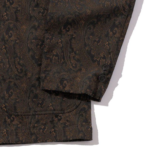 SHIPS「Southwick:〈セットアップ対応〉 Gate Label プリント コーデュロイ ジャケット」|テーラードジャケット|