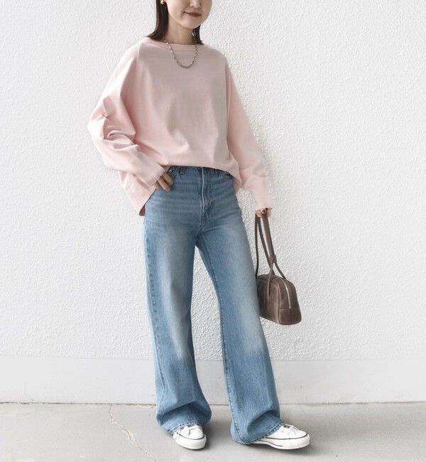 SHIPS for women「〈手洗い可能〉コットン カシミヤ混 スカラップヘム ボートネック プルオーバー」|ニット・セーター|