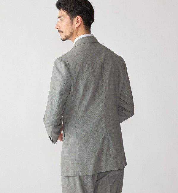 SHIPS「SHIPS:〈FUNCTION/洗濯機可能〉ウォッシャブル ハウンドトゥース ジャケット(セットアップ対応)」|テーラードジャケット|