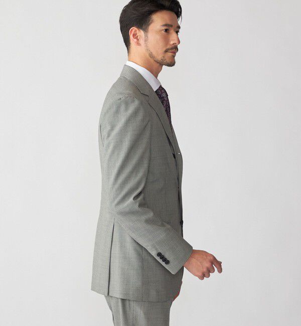 SHIPS「SHIPS:〈FUNCTION/洗濯機可能〉ウォッシャブル ハウンドトゥース ジャケット(セットアップ対応)」|テーラードジャケット|