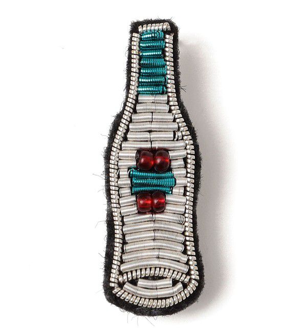 SHIPS for women「ANATHA:刺繍 ブローチ（モチーフ MIX）」|ブローチ・コサージュ|アイボリー