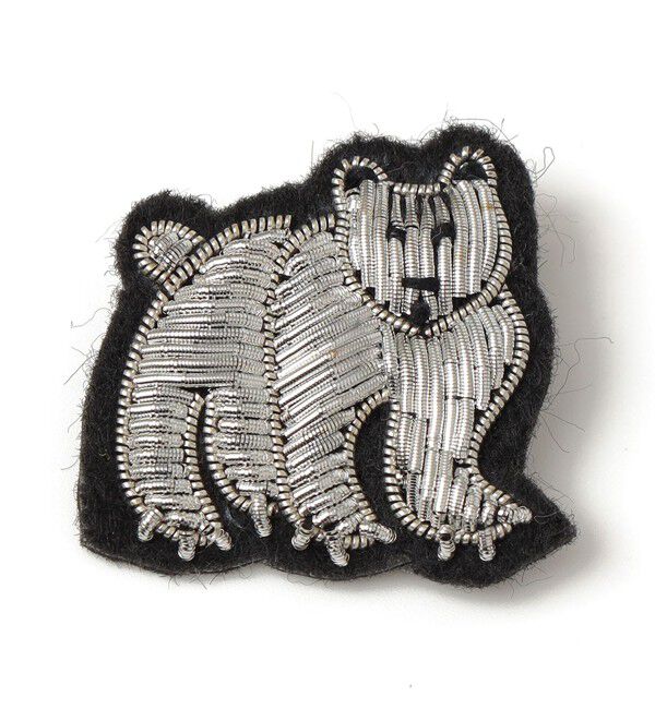 SHIPS for women「ANATHA:刺繍 ブローチ（アニマル）」|ブローチ・コサージュ|ホワイト系