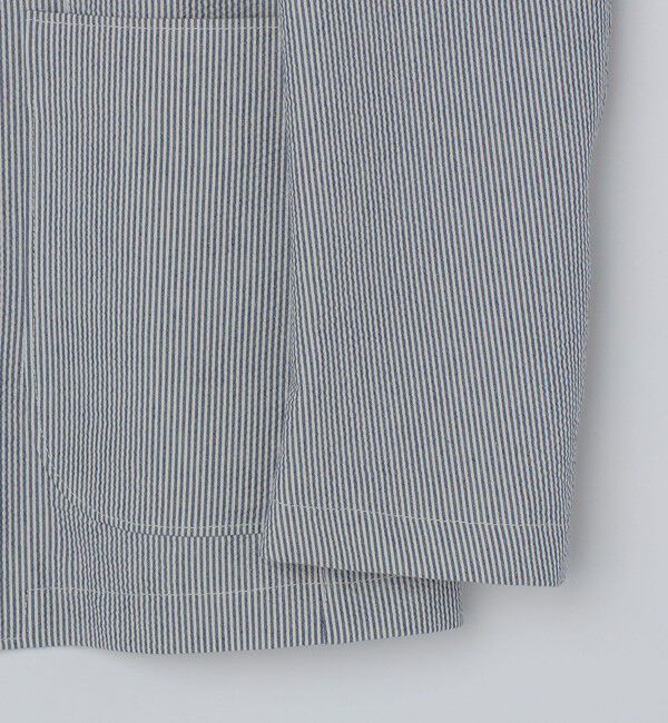 SHIPS「TAGLIATORE: ライト シアサッカー ストライプ ジャケット」|テーラードジャケット|