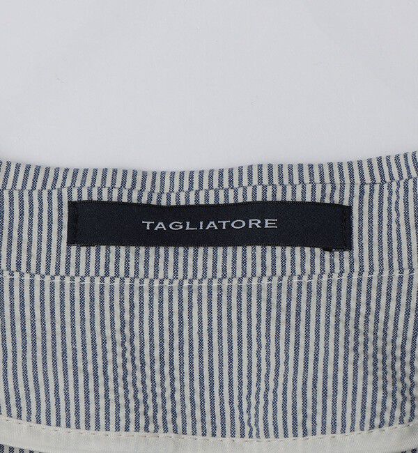 SHIPS「TAGLIATORE: ライト シアサッカー ストライプ ジャケット」|テーラードジャケット|