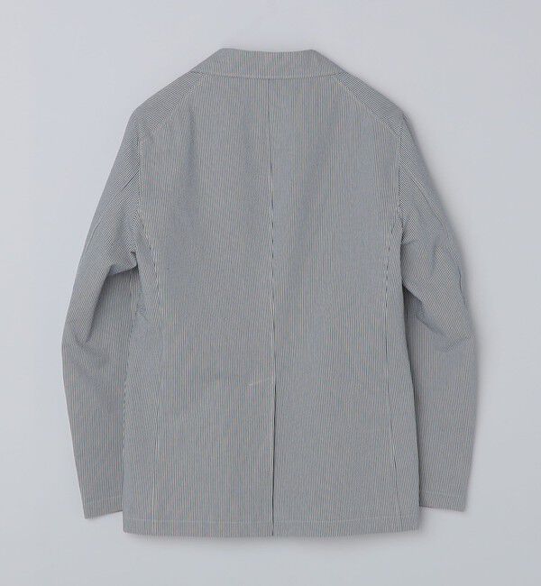 SHIPS「TAGLIATORE: ライト シアサッカー ストライプ ジャケット」|テーラードジャケット|