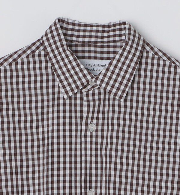 SHIPS「City Ambient Products: ブロード ストライプ チェック シャツ」|シャツ・ブラウス|