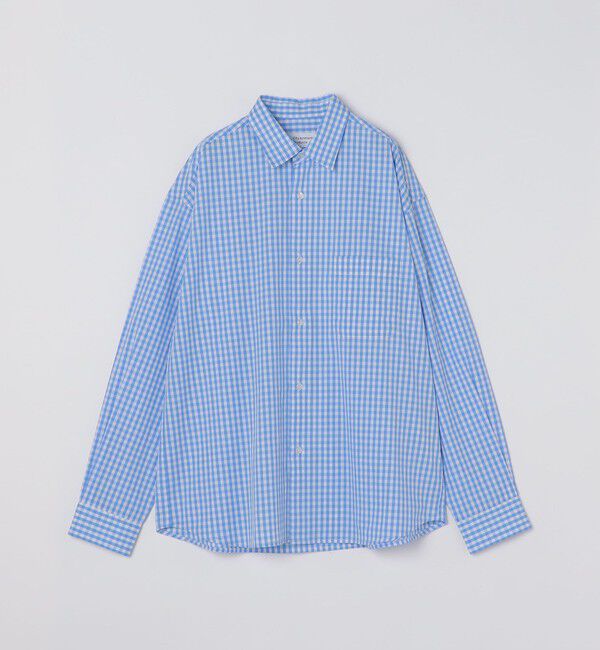 SHIPS「City Ambient Products: ブロード ストライプ チェック シャツ」|シャツ・ブラウス|
