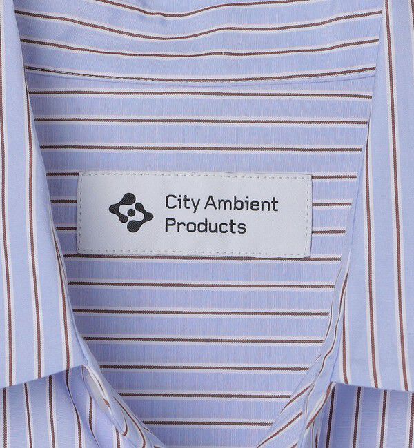 SHIPS「City Ambient Products: ブロード ストライプ チェック シャツ」|シャツ・ブラウス|