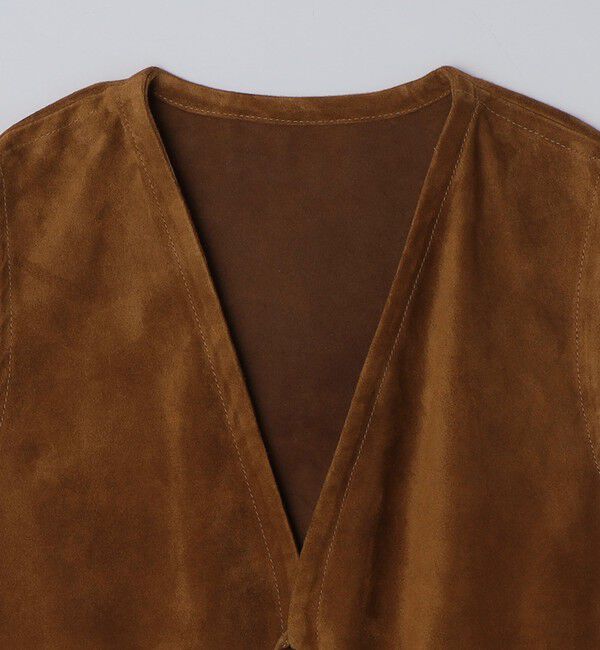 SHIPS「【SHIPS別注】CINQUANTA: スエード チマヨ ベスト」|ベスト・ジレ|