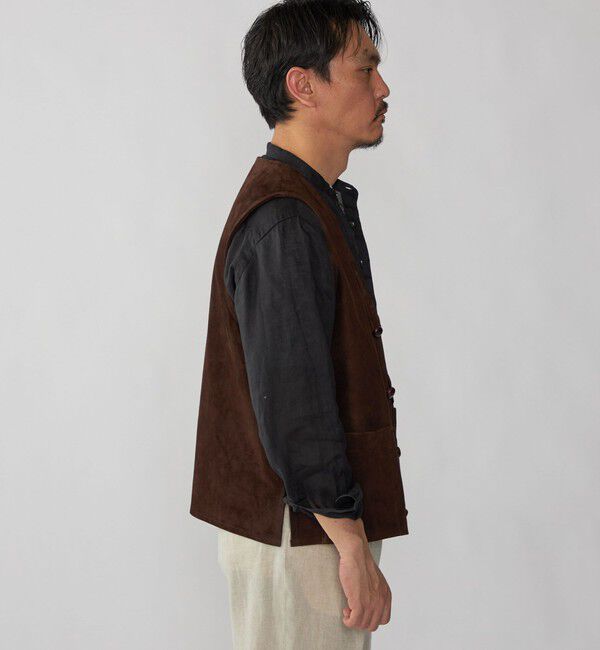 SHIPS「【SHIPS別注】CINQUANTA: スエード チマヨ ベスト」|ベスト・ジレ|