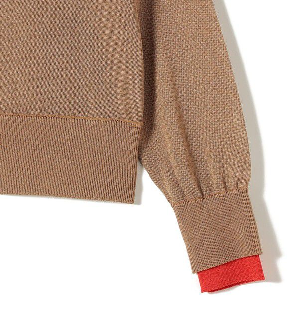 SHIPS Colors 「《予約》SHIPS Colors:〈手洗い可能〉シアー ドットボタン 配色 ニット カーディガン◆」|カーディガン|