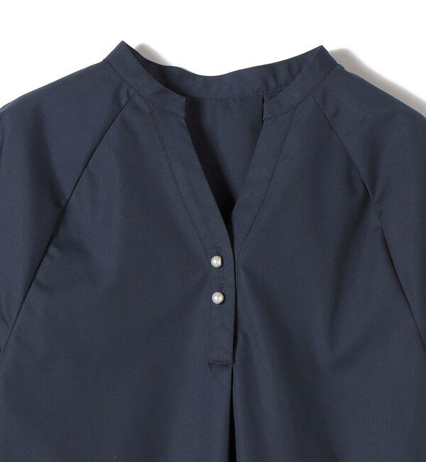 SHIPS for women「《予約》〈手洗い可能〉シアー ボーダー フレア スリーブ 半袖 ブラウス」|シャツ・ブラウス|