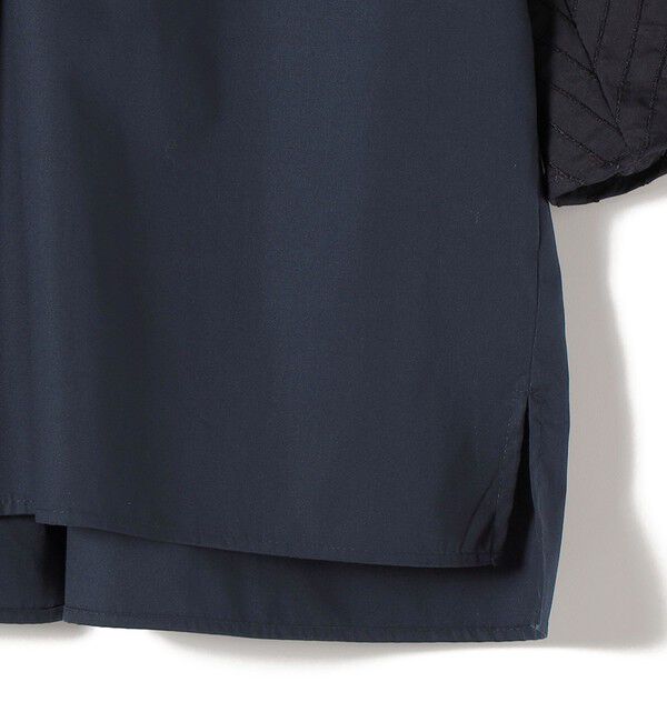 SHIPS for women「《予約》〈手洗い可能〉シアー ボーダー フレア スリーブ 半袖 ブラウス」|シャツ・ブラウス|