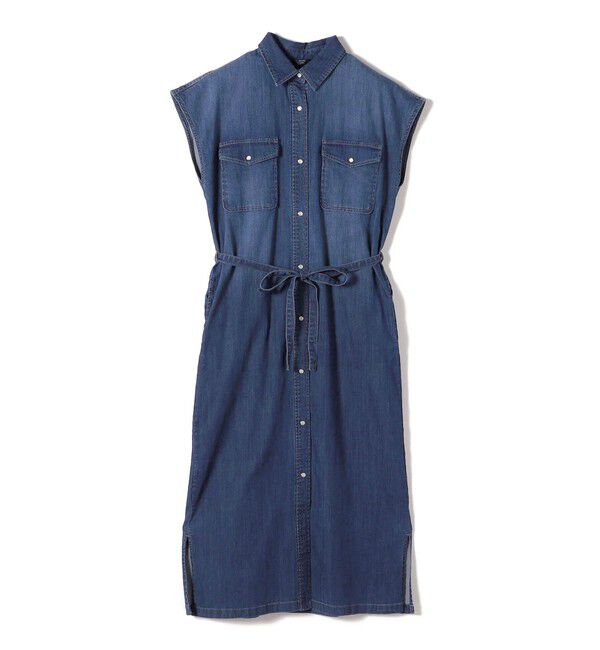 SHIPS Colors 「《予約》SHIPS Colors:〈洗濯機可能〉ファンクション デニム シャツ ワンピース◆」|ワンピース|