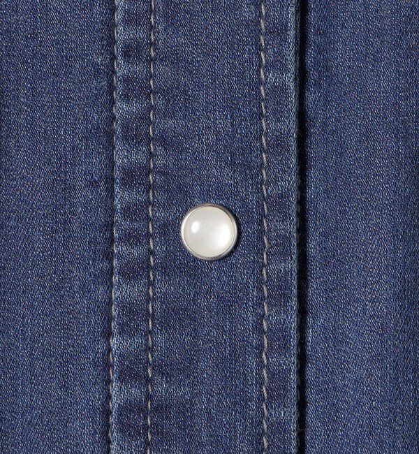 SHIPS Colors 「《予約》SHIPS Colors:〈洗濯機可能〉ファンクション デニム シャツ ワンピース◆」|ワンピース|