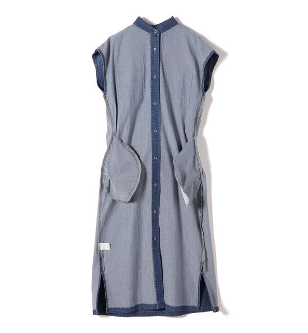 SHIPS Colors 「《予約》SHIPS Colors:〈洗濯機可能〉ファンクション デニム シャツ ワンピース◆」|ワンピース|