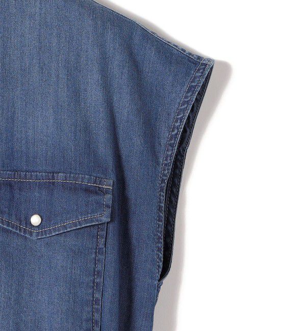 SHIPS Colors 「《予約》SHIPS Colors:〈洗濯機可能〉ファンクション デニム シャツ ワンピース◆」|ワンピース|