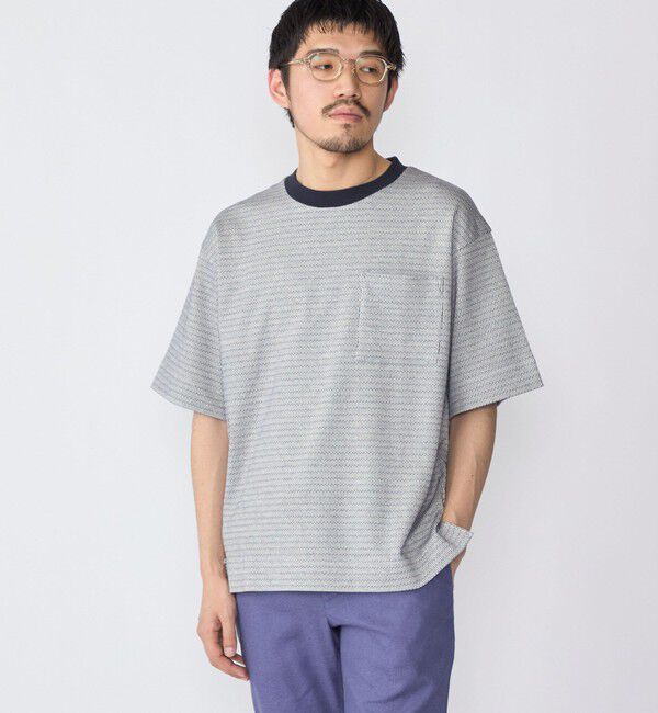 SHIPS「SHIPS: ジオメトリック リラックス ポケット Tシャツ」|Tシャツ・カットソー|