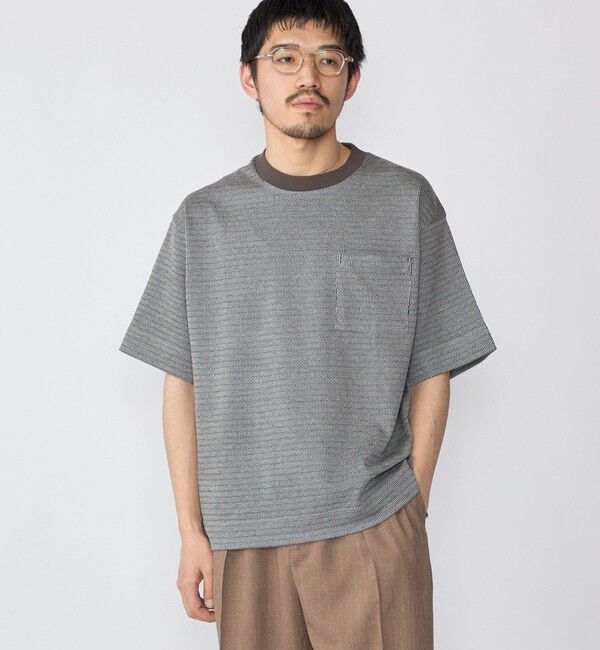 SHIPS「SHIPS: ジオメトリック リラックス ポケット Tシャツ」|Tシャツ・カットソー|