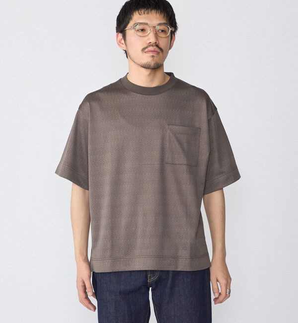 SHIPS「SHIPS: ジオメトリック リラックス ポケット Tシャツ」|Tシャツ・カットソー|