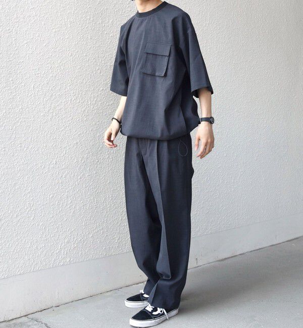 SHIPS any「SHIPS any: CALCULO(R) スピンドル  シャツ(セットアップ対応)26SS◆」|Tシャツ・カットソー|