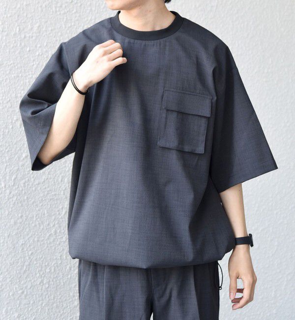 SHIPS any「SHIPS any: CALCULO(R) スピンドル  シャツ(セットアップ対応)26SS◆」|Tシャツ・カットソー|