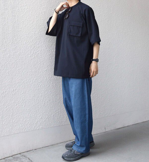 SHIPS any「SHIPS any: CALCULO(R) スピンドル  シャツ(セットアップ対応)26SS◆」|Tシャツ・カットソー|