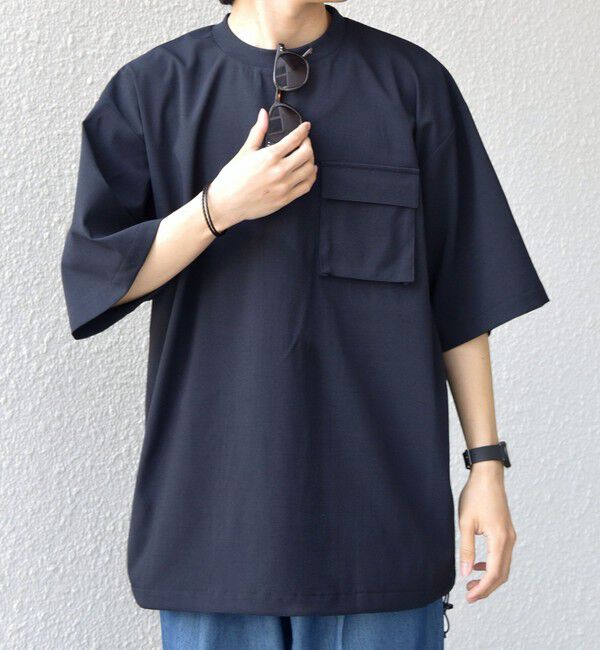 SHIPS any「SHIPS any: CALCULO(R) スピンドル  シャツ(セットアップ対応)26SS◆」|Tシャツ・カットソー|