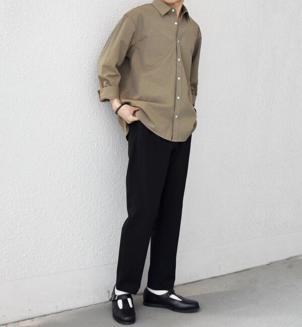 SHIPS any「SHIPS any: 360&deg; THE CIRCLE STRETCH リネン混 7分袖 シャツ◆」|シャツ・ブラウス|