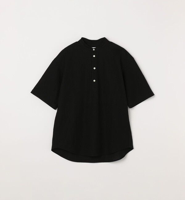 SHIPS any「SHIPS any: 360&deg; THE CIRCLE STRETCH リネン混 バンドカラーシャツ◆」|シャツ・ブラウス|