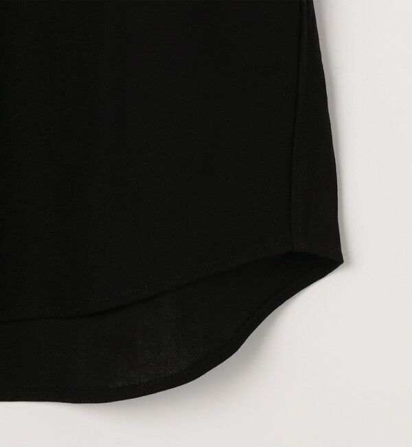 SHIPS any「SHIPS any: 360&deg; THE CIRCLE STRETCH リネン混 バンドカラーシャツ◆」|シャツ・ブラウス|