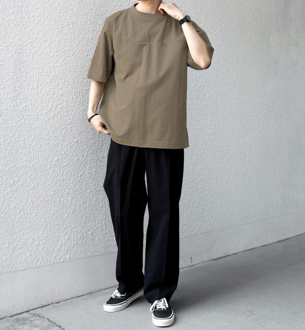 SHIPS any「SHIPS any: 360&deg; THE CIRCLE STRETCH リネン混 スピンドルTシャツ◆」|Tシャツ・カットソー|